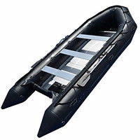 Kapal Karet Dapat Dilipat 15ft 470Cm Hypalon/PVC Kecepatan Tinggi dengan Lantai Aluminium