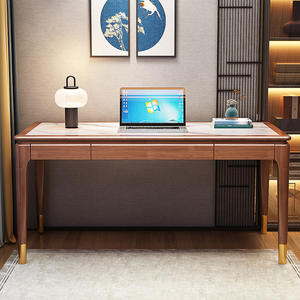 Nouveau bureau en bois massif de style chinois, modèle 819, pour petits appartements, usage domestique, étude, écriture, luxe léger, <span class=keywords><strong>ordinateur</strong></span> - Product Image 3