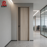 Pintu Kayu Modern Ukuran Khusus untuk Proyek Konstruksi Rumah Villa Apartemen Desain Interior Pemasok Pintu Kayu