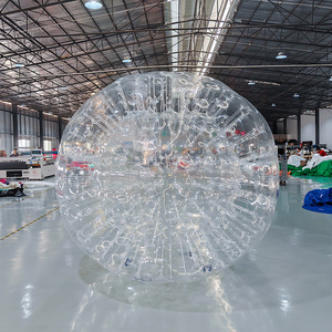 Прозрачный надувной зорб-шар из ПВХ/ТПУ для катания по траве, настраиваемый для использования на открытом воздухе - Product Image 4