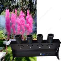 Révélation du sexe, fête prénatale, garçon ou fille, équipement DJ, lanceur de confettis à 4 tirs, DMX512, télécommande, équipement de scène, machine à confettis