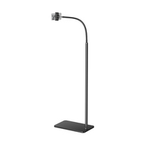 Support de tablette mobile en alliage d'aluminium L6 personnalisé, fixation par clip, hauteur réglable, design flexible, portable pour la maison