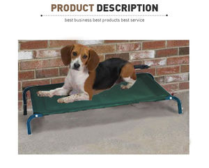 중국 공장 라운드 튜브 옥스포드 직물이있는 금속 개 침대 다른 개를위한 다양한 크기 내구성 쉬운 조립 애완 동물 매트 - Product Image 4