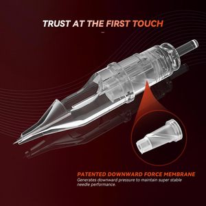 Cartouches d'aiguilles de <span class=keywords><strong>tatouage</strong></span> T&T MAX Series Liner, plastiques de qualité médicale, silicone, acier inoxydable, boîte de 20 pièces (AMZ-B1003RL) - Product Image 3