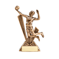 Trophée sportif personnalisé en résine WeiVista pour joueurs de volley-ball, prix gravé en gros pour les vainqueurs de tournois