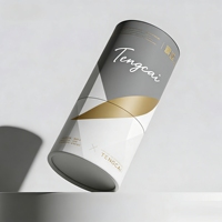 Boîtes cylindriques en carton ondulé personnalisables avec logo - Emballages de luxe pour parfums et cosmétiques, boîte cadeau personnalisée