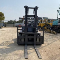 Chariot élévateur diesel TCM FD50 d'occasion rentable Chariot élévateur 5 tonnes en bon état Kit prêt pour le transport de palettes fabriqué au Japon