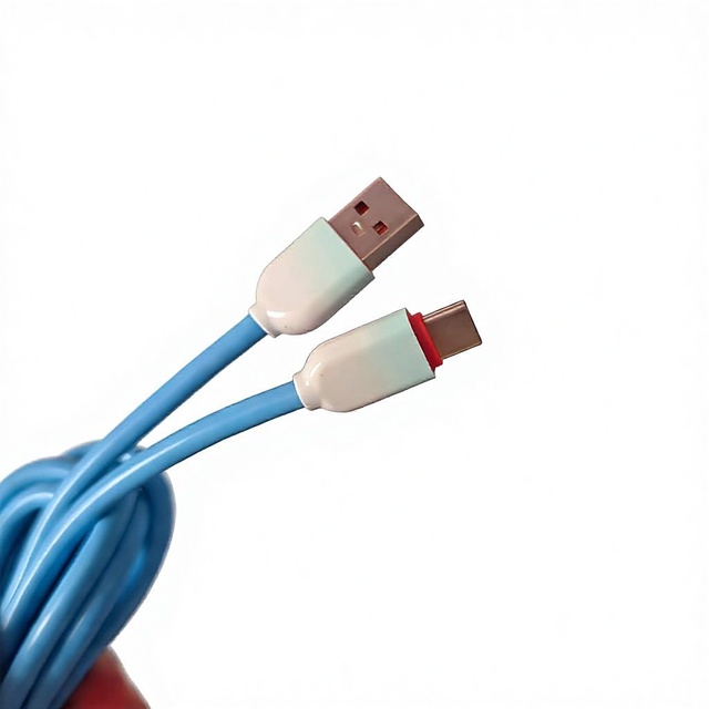 Source Factory 2 M USB-A Type-C 6A Fast Charging Pure Copper TPE Cable for Android Mobile Phones Camera Computer