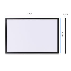 Offre Spéciale 40*60CM Cadre NOIR Écriture Tableau Blanc <span class=keywords><strong>Gomme</strong></span> sec Magnétique pour les enfants - Product Image 3