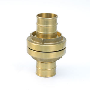 Высококачественное противопожарное оборудование в немецком стиле, Латунная муфта для пожарного шланга, фитинги для судового пожарного гидранта, соединение 1,5/2/2 5 дюймов - Product Image 2