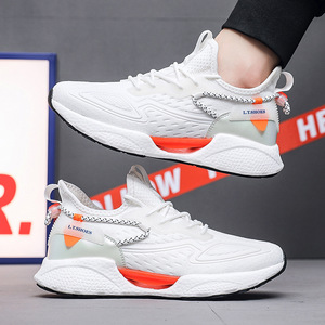 Zapatillas de running de malla tejida para hombre, tallas grandes EU 46 48, suela blanda, venta al por mayor, proveedor directo de fábrica - Product Image 5