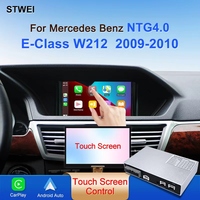STWEI CarPlay Inalámbrico para Mercedes Benz Clase E W212 2009-2010 NTG 4.0, Car Play, Android Auto, Espejo, Cámara Trasera, Pantalla Táctil
