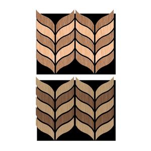 Panneau mural insonorisant de forme spéciale en forme de papier <span class=keywords><strong>mélaminé</strong></span> ignifugé Akupanel personnalisé au design unique 3D - Product Image 2