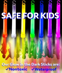 Emergency LED Glow <b>Sticks</b> 6 Inch Survival Gear Camping <b>Lights</b> Bulk Wholesale New Year Party Supplies Customized Colors - Product Image 4