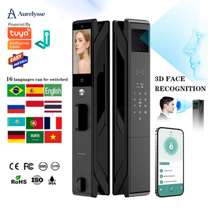 Cerradura Inteligente para Puerta Aurelysse 2026 con WiFi, App Tuya, Reconocimiento Facial 3D, Huella Dactilar Biométrica y de Venas de la Palma, para Puertas de Acero/Madera - Product Image 1