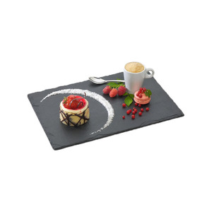 <span class=keywords><strong>Assiette</strong></span> de service en <span class=keywords><strong>ardoise</strong></span> <span class=keywords><strong>rectangulaire</strong></span> pour restaurant - Product Image 2