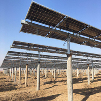 Harga Rendah kualitas tinggi pada sistem grid datar Satu sumbu pv tracker sistem surya