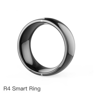 2021 dernier NFC Smart Ring BT capteur de fréquence cardiaque écran tactile en acier inoxydable moniteur de température corporelle boussole en céramique pour 4G - Product Image 1