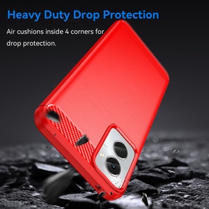 Funda de fibra de carbono para Motorola G72 G62 <span class=keywords><strong>G52</strong></span> G82 G71S G42 G32 G22 E32 G 5G 2023 Edge 30 Pro Plus E22 2022, funda de teléfono de TPU cepillada - Product Image 4