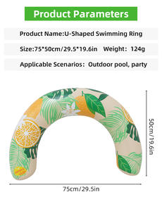 JOSEN Flotador Inflable para Adultos, Material de PVC, Estilo Moderno, Empaque en Caja de Color, Diseño de Frutas Impresas - Product Image 5