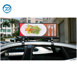 Affichage publicitaire sur toit de voiture LED P4 connecté au WiFi 4G DKC-4 Pleine couleur Étanche Double face - Product Image 6