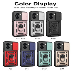 Funda Protectora Resistente con Cubierta Deslizante para Cámara Lichicase para <span class=keywords><strong>Honor</strong></span> X7E 600, Soporte Magnético para Auto, Carcasa Antigolpes - Product Image 2