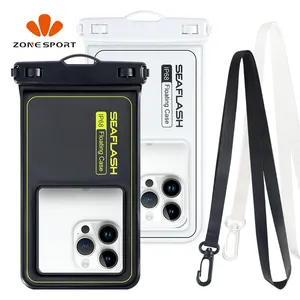 Vente en gros Pochette flottante étanche de 6.8 pouces pour téléphone portable Sac étanche personnalisé Ipx8 pour téléphone portable pour les sports de plein air