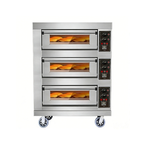<span class=keywords><strong>Four</strong></span> à convection électrique compact et durable avec 1/2/3 plateaux pour la cuisson de snacks et de gâteaux - Product Image 3
