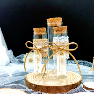 30ml Clear Glass Wishing Vials Small Drift <b>Bottle</b> With Cork for Gift - Product Image 6