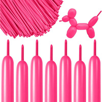 Métallique Long 260 Chrome Ballon Animal Fleur pour la Décoration de Fête Métal Magique Attacher Torsion Ballons Latex Ballon Magique