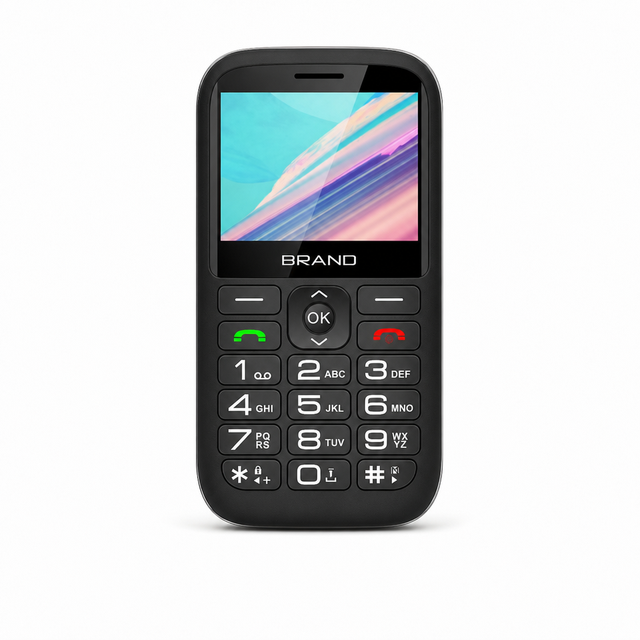 Customize 4G Cellular Senior Mobile Phone With Sos Emergency Big Button Mobile Phones for Elderly Seniors