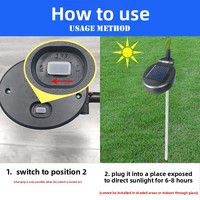 Lampe solaire réaliste en forme de rose, étanche IP65, LED, en acier inoxydable, pour jardin, pelouse, mariage, décoration de fête