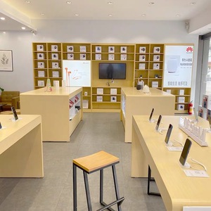 Escaparate de productos digitales LED Soporte de exhibición de teléfono celular de tienda de teléfonos móviles de metal y vidrio - Product Image 4