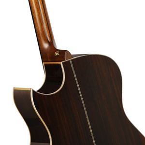 OEM D8A Sitka épicéa <span class=keywords><strong>guitare</strong></span> acoustique solide faite à la main incrustation perle ébène touche gitara <span class=keywords><strong>guitare</strong></span> acoustique tout solide avec sac - Product Image 4