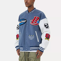 Veste universitaire personnalisée en laine chenille 100 % véritable avec broderie de haute qualité, motifs hivernaux et lettres, service OEM