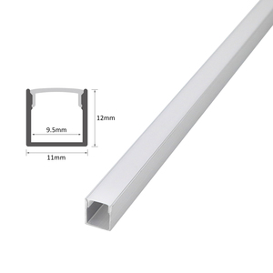 Nhôm hồ sơ LED 053 nhôm chiếu sáng hồ sơ vuông tuyến tính thanh ánh sáng 11*12 mét Oxit Bạc - Product Image 3