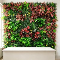 Décoration murale en fleurs de soie de haute qualité pour mariage, réaliste et imperméable, design moderne personnalisé