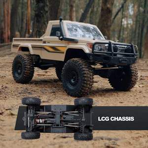 YIKONG YK 41011 LC79 1/10 4WD RC Rock Crawler Pick-up Hard Body Portal As 2-versnellings differentieelslot LED Verlichting RTR - Product Image 1