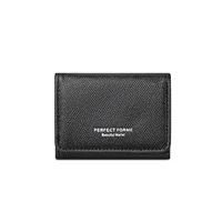 Dompet Kartu Lipat Tiga Logo OEM untuk SIM, Dua dalam Satu, Dompet Kompak Multi Slot Kartu untuk Pria