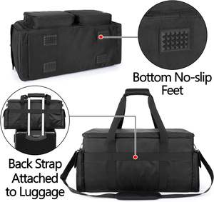 Bolsa de Cables para DJ de Gran Capacidad para Cables de Extensión, Micrófonos, Pedales, Bolsa de Cables para Músicos, Bolsa de Transporte para Equipos de DJ - Product Image 3