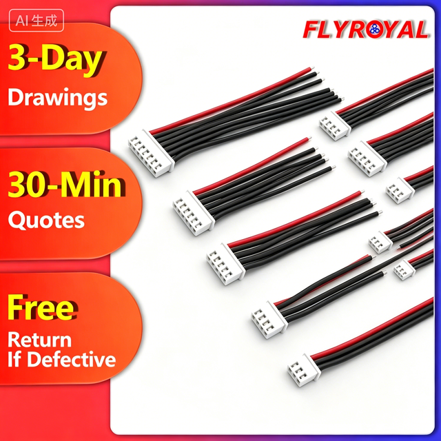 20AWG Silicone JST XH2.54 3-7S Battery Balance Charger Wire 30cm Connector Cable for RC Lipo Battery Charging