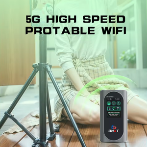 DNXT Mới Không Dây Di Động Wifi 6 Dual Band <span class=keywords><strong>Router</strong></span> 4G LTE Điểm Nóng Khe Cắm Thẻ Sim 4400MAh Pin Du Lịch 1200Mbps Tường Lửa 300Mbps - Product Image 6