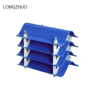 Nieuwe Blauwe Koeltoren Pads Pp/Pvc-Diepgang Misteliminator Voor Fabriek En Restaurant Tegenstroom Type Frp Materiaal