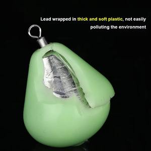 Plomos de Pesca Resistentes al Agua Salada, con Cubierta de Plástico Luminoso, de 18g-150g, con Anilla Giratoria - Product Image 5