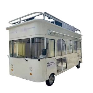 Street Side Road Food Cart Outdoor Movable Fully Equipped Mobile Kitchen Fast Food Trailer Food Truck - Product Image 1