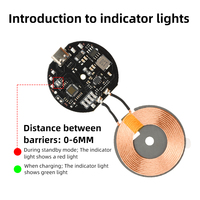 5W/10W/15W/20W Wireless Charger Module Type C 5V/9V/12V/24V/QC/PD Fast Charging Transmitter Module Coil Circuit Board