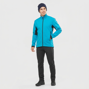 Wholesale 2026 Men's Nylon Softshell Zip <b>Jackets</b> Winter <b>Warm</b> Outdoor Hiking <b>Waterproof</b> <b>Jacket</b> Stand Collar Windproof Print Plaid - Product Image 1