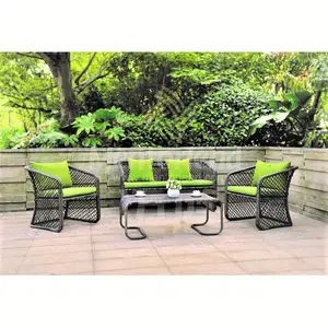 高品质家具花园户外现代沙发套装Kurumba 4pcs聊天沙发套装家具