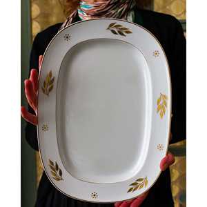 Service de table complet de luxe Campidelli Limoges, 12 pièces, en mélamine écologique, personnalisable, classique, Noël - Product Image 2