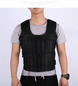 Gilet lesté vide de 35 kg <span class=keywords><strong>pour</strong></span> l'entraînement de boxe, la musculation, le fitness et l'équipement de gym – <span class=keywords><strong>Veste</strong></span> ajustable - Product Image 3